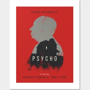 Alfred Hitchcock's Psycho Posters and Art